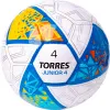 Мяч футб. TORRES Junior-4, F323804, р.4,глянц.ПУ, 4 сл, 32п, руч.сш, бел-жел-гол за 2&nbsp;070.60 ₽ купить в Воронеже