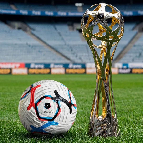 Мяч футб. KELME Russian Premier League, 7601QU5216-100, р.5, FIFA Pro, 10п, ПУ, термосш, бел-син-кр за 10&nbsp;672.60 ₽ в Воронеже