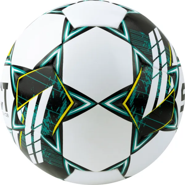 Мяч футб. SELECT Match DВ V23, 0575360004,р.5, FIFA Basic, 32п, ПУ, гибр.сш., бело-зелено-черн за 5&nbsp;875.20 ₽ в Воронеже