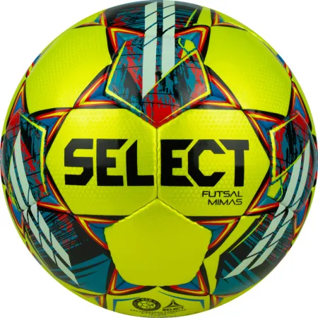 Мяч футзал. SELECT Futsal Mimas, 1053460550, р.4,FIFA Basic, 32 пан, гл.ПУ, руч.сш, жел-сине-красный за 6&nbsp;303.60 ₽ купить в Воронеже