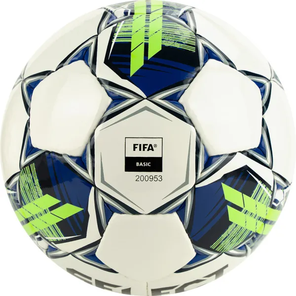 Мяч футзал. SELECT Futsal Master Shiny V22, 1043460004, р.4, Basic,32п, гл.ПУ, руч.сш,бел-син-зел за 7&nbsp;539.50 ₽ в Воронеже