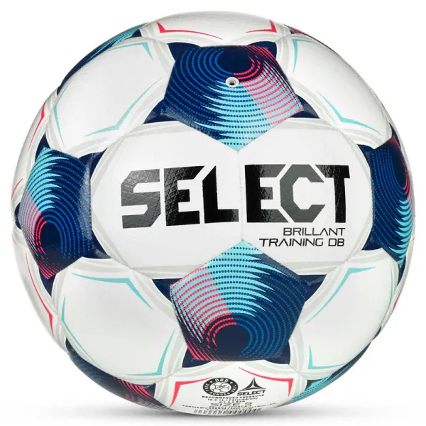 Мяч футб. SELECT Brillant Training DB V25, 0864171002, р.4, 32п, ТПУ, гибр.сш, бело-синий за 4&nbsp;936.80 ₽ в Воронеже