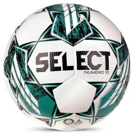Мяч футб. SELECT NUMERO 10 V23, 0575060004, р.5, FIFA Basic, 32п, ПУ, руч. сш, бело-бирюзовый за 8&nbsp;051.20 ₽ купить в Воронеже